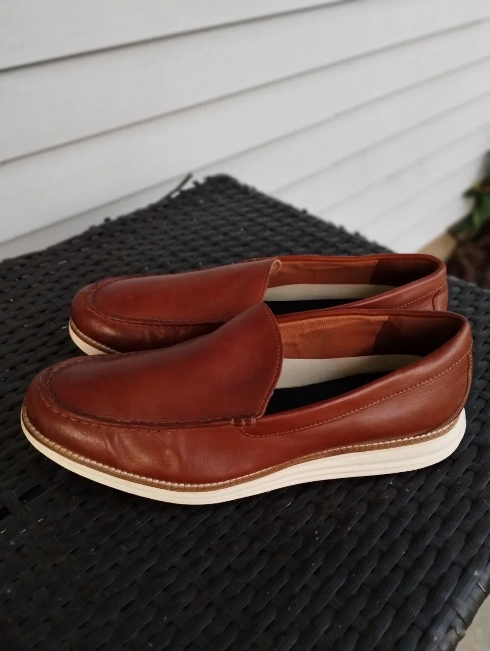 Cole Haan OriginalGrand Venetian Loafers Men’s 10.5 M British Tan Brown Leather